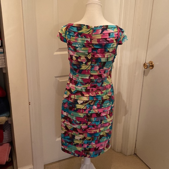 Ladies summer dress multicoloured - Picture 2 of 3